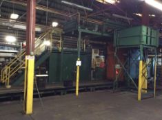 Simplimatic high level bulk depalletizer, mn 400-D, sn 1840-10730 includes automatic pick and place