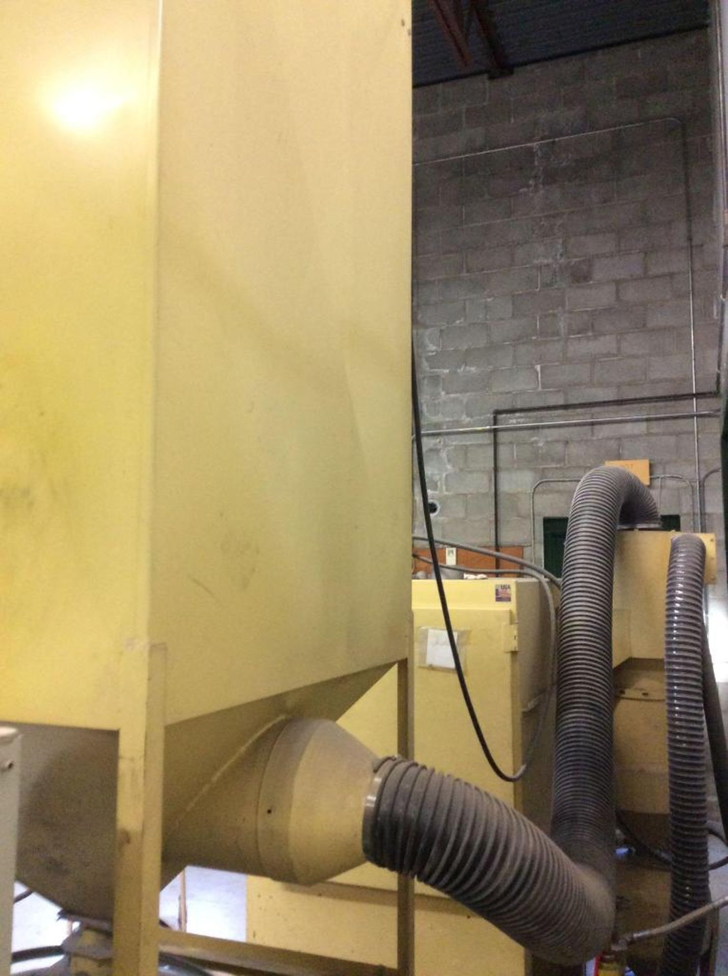 Empire PF-3648 pressure type blasting cabinet, Sn: 6503, w/Profinish DCM-200 dust collection system, - Image 5 of 6