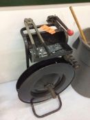 Portable metal strapping/banding unit with tools
