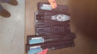 Lot of (4) assorted torque wrenches