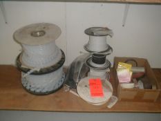 Lot consisting of assorted Boeing engine harness supplies, specialty tapes, wire, wrapping