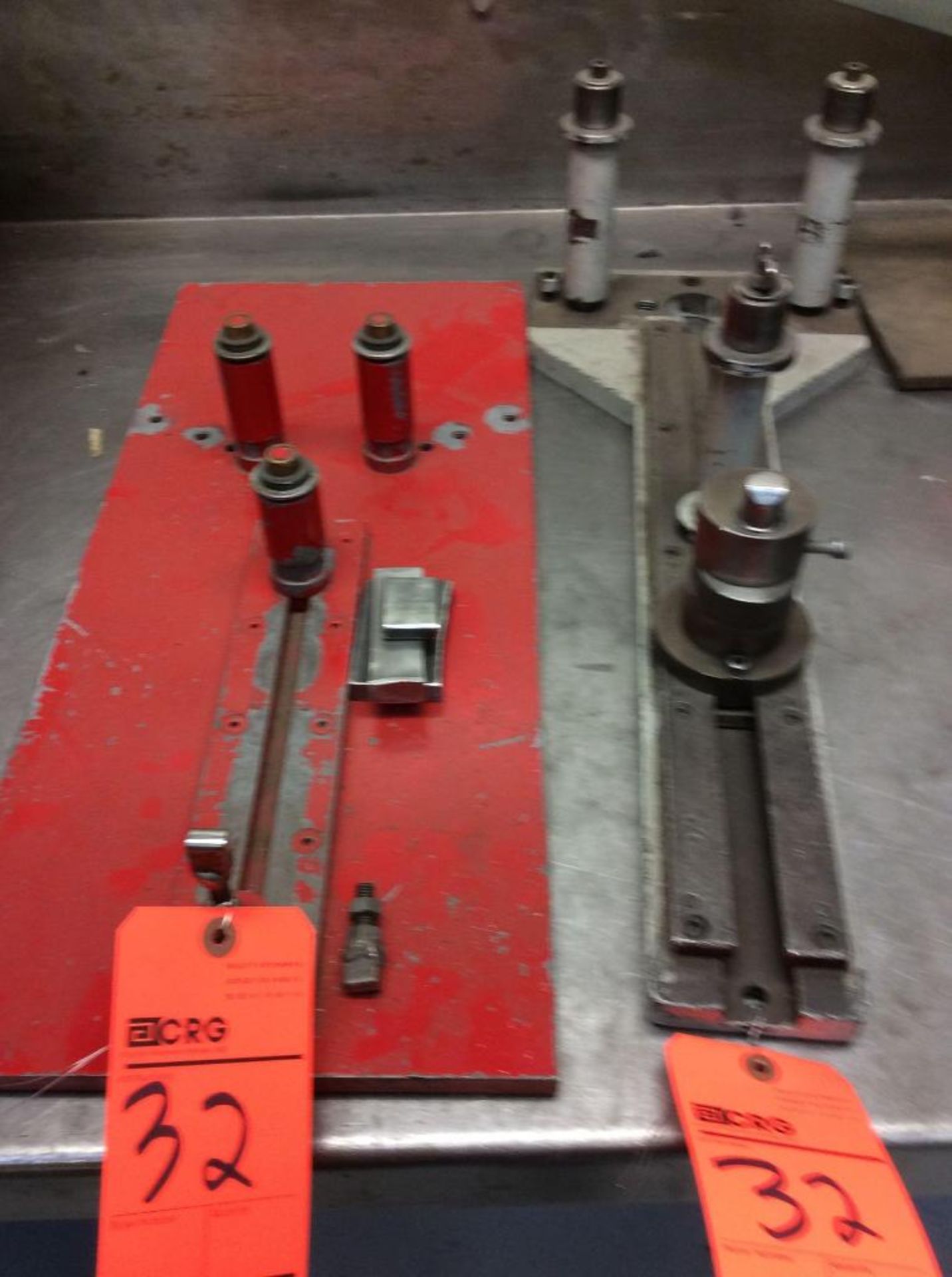 Lot of (2) assorted Pratt & Whitney universal blade tab bending tools: (JT3, JT4, JT8)