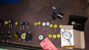 Lot of (42) assorted dial gages