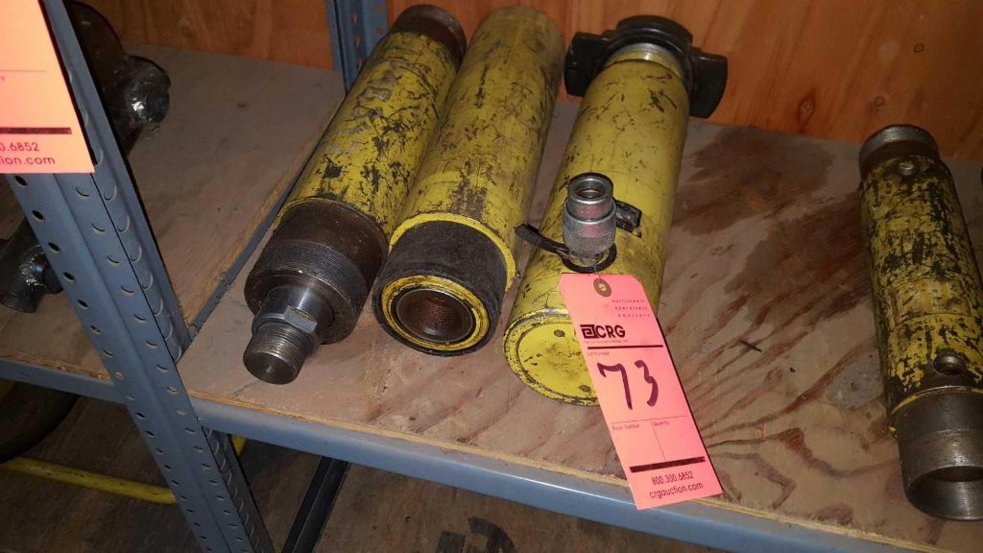 Lot of (3) assorted porta power pistons