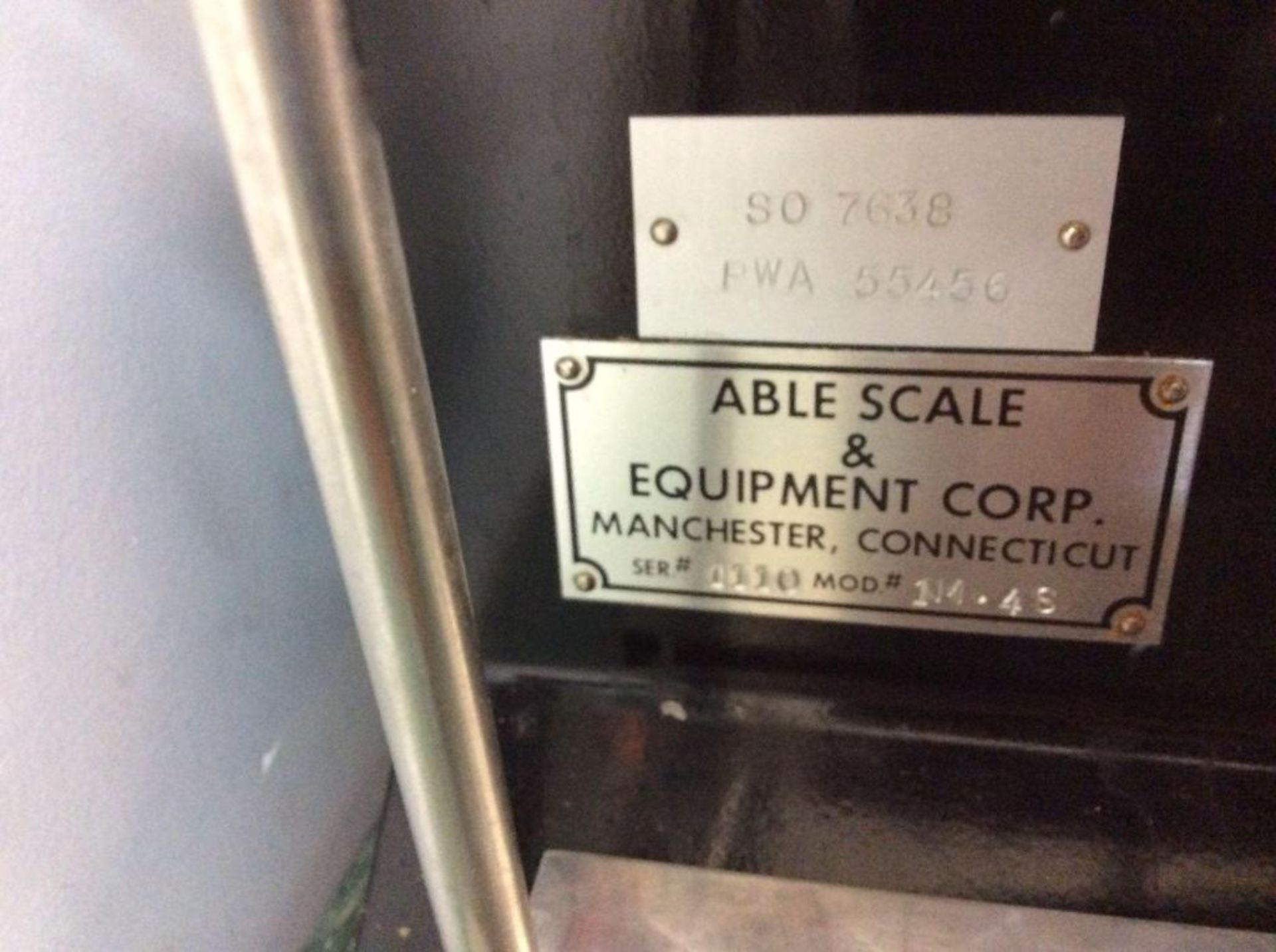 Able Scale & Equipment Corp. DJ-320/21 digital electronic moment tester and balance scale - Image 4 of 4