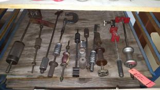 Lot of Assorted Slide Hammer Puller Tools