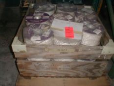 Lot containing (24) 100' Rolls of Spiral Wrap MFG M.M. Newman Corp P/N HT2015-2 Fire Resistant (Rula