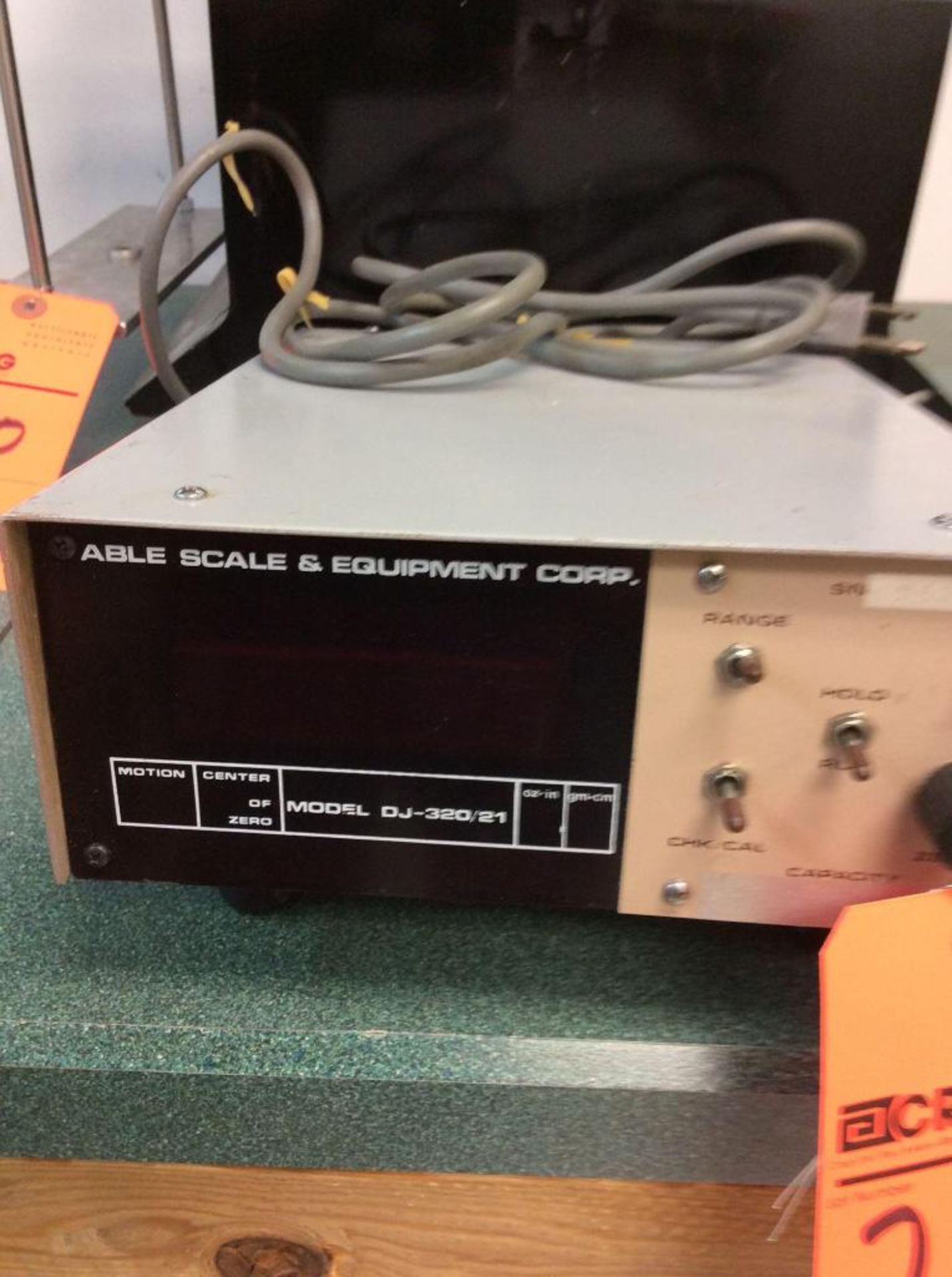 Able Scale & Equipment Corp. DJ-320/21 digital electronic moment tester and balance scale - Image 2 of 4