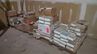 Lot of assorted glass blocks on (4) pallets (Subject to entirety bid)