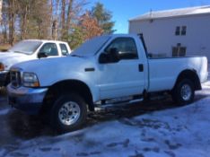 2002 Ford F-250 XLT Super-Duty diesel pickup, 8' bed, 8800 LB GVWR, VIN# 1FTNF21F62EB94784