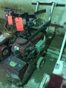 Lot of (2) floor grinders - includes (1) Edco Rental Tough CD-5 air powered, and (1) Dyma propane po