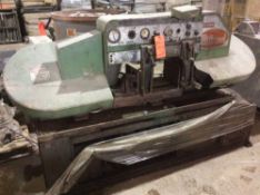 Lot of (2) machines - includes Milford Milband metal cutting bandsaw and a Walker Turner drill press