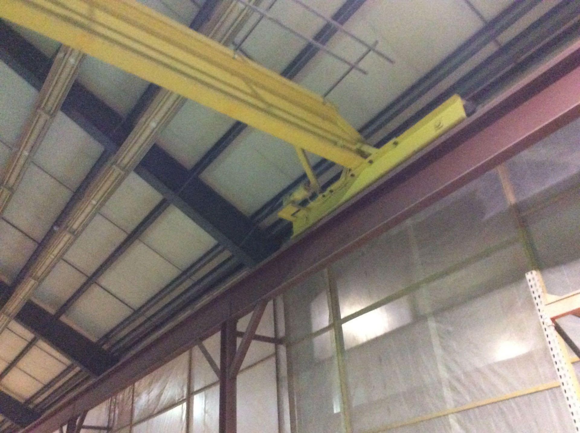 Rican 10-ton capacity overhead crane system with controls and support rails - Image 2 of 3