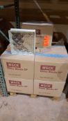 Lot of (68) Weck 12" glass blocks, Regent style. (Subject to entirety bid)