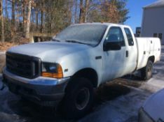 2001 Ford F-250 XLT extended cab pick-up truck with Reading utility body, automatic,4WD, 5.4L V8 SOH