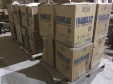 Lot of (12) cases of Foamglas cellular glass insulation, 4 & 5 x 18 x 24