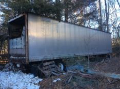 1974 Gindy 40' aluminum sided trailer (for scrap), s/n 104203E