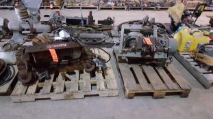 Lot includes (2) assorted electric hoists