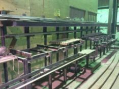 Custom rebar stock/storage rack with qty of rebar included