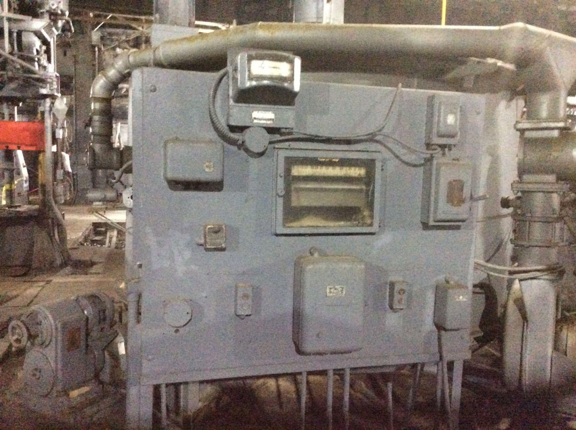 Gas Machinery Co. rotary forging furnace, sn 465814, heating chamber 7'6" x 31" high inside, ca - Image 4 of 7