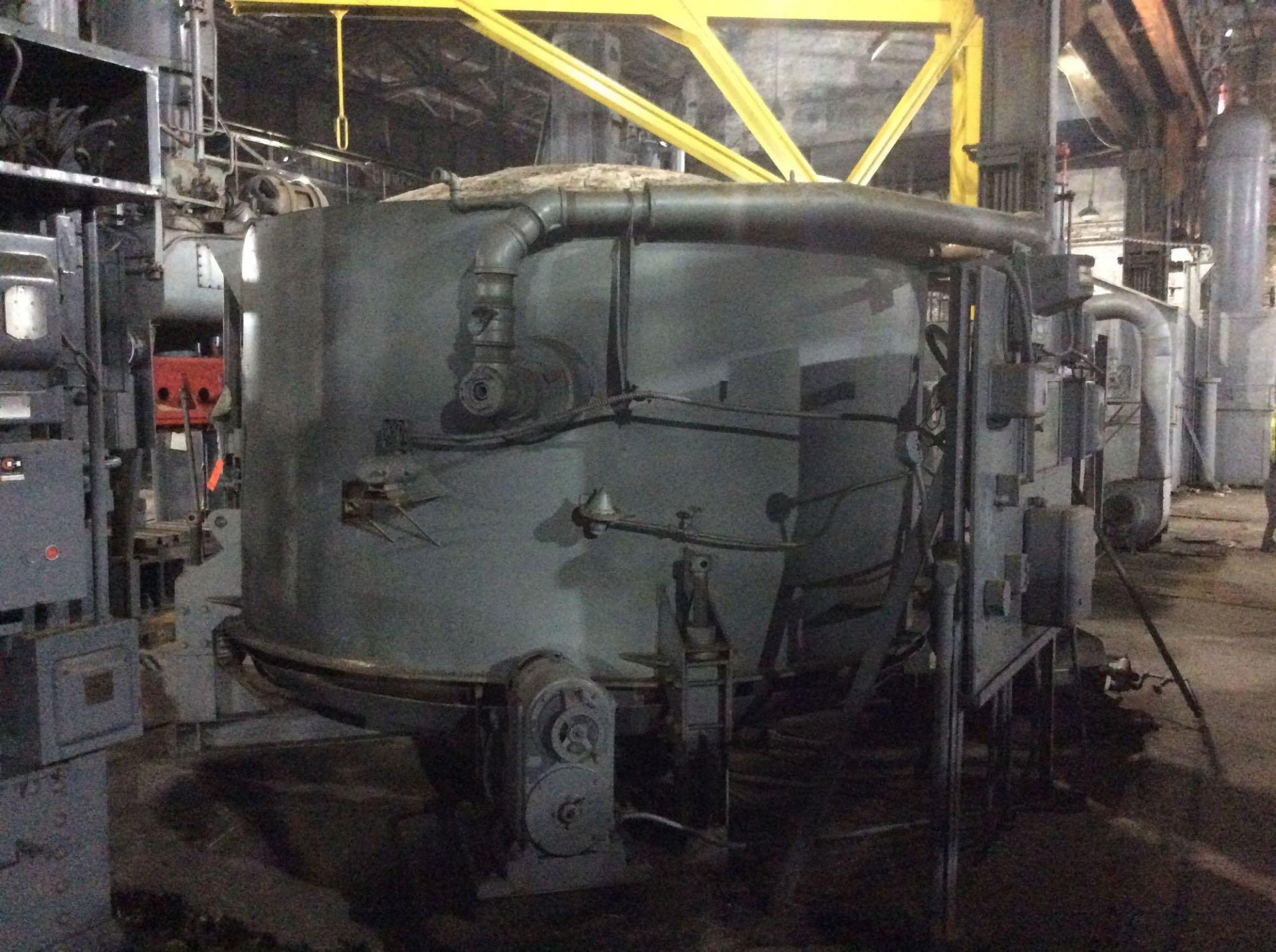 Gas Machinery Co. rotary forging furnace, sn 465814, heating chamber 7'6" x 31" high inside, ca - Image 5 of 7