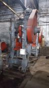 E. W. Bliss Company mechanical press, 93 ton capacity, 6 inch stroke, serial number one 20627,