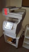 Lexmark x644e copier, fax, scanner, printer, with stand.