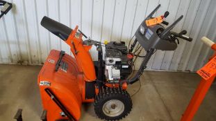 Husqvarna gas-powered snow thrower, model 14527 SB - LS, with Briggs & Stratton 1450 gas engine, 305