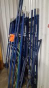 Lot of assorted scaffolding and accessories etc, including.(23) assorted 5' x 6' stGing se tions, (2