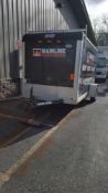 Carmate, 2004, 12' enclosed trailer, SA,1350# GVWR, with side door and rear ramp gate.