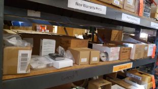 Lot of assorted furnace and stove parts and accessories etc.