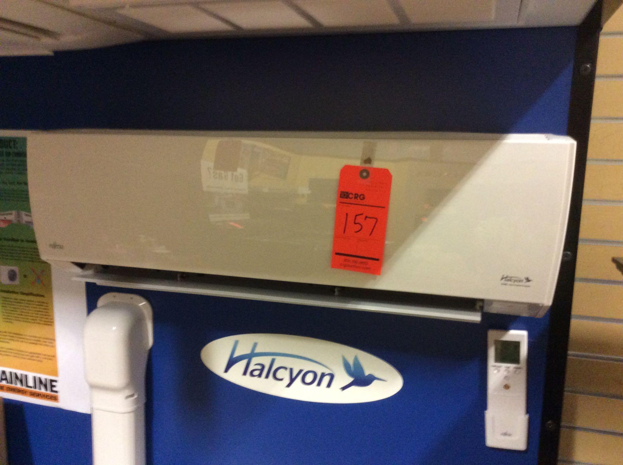 Fujitsu split type air conditioner, model number ASU7RLF1, serial