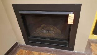 Heatilator Nova 4236 I model, gas fireplace, 27500 BTUs, 72% efficient, liquid propane gas, lightly