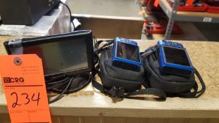 Lot includes (3) assorted Garmin GPS units and (2) Canon digital cameras, and one Tom Tom GPS unit.