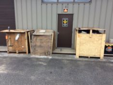 Lot of assorted ductwork etc, contents of 3 pallets. See photo for listing.