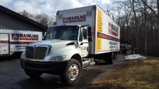 2008 International box truck, 4400 DT466, diesel, Eaton Fuller E7N transmission, 245671 miles, SA, w