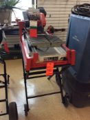Multiquip portable tile saw, mn TP1020 with stand