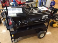 Flagro portable heavy duty indirect fired space heater, mn FVO-200, diesel fueled (Like New Unit)