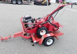 Barreto 16hp hydraulic tiller with trailer. Briggs and Stratton Vanguard 16hp V Twin Engine.