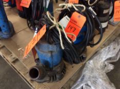 Lot of (2) Tsurumi submersible pumps, 2", mn HS2.45