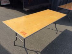 Lot of (10) 6' Maywood Furniture folding tables