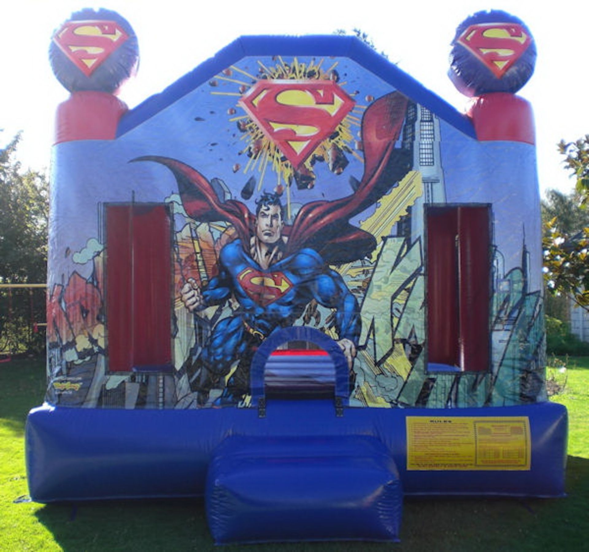Ninja Jump Superman bounce house inflatable