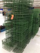 Lot of (134) asst wire dish racks-/transports