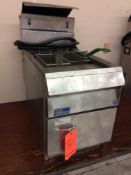 Pitco LP countertop deep fryer with (2) baskets