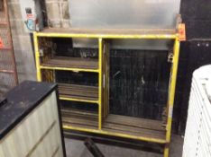 Asst scaffolding - includes (8) frames, plank, bracing