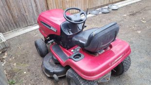 Craftsman gas powered lawn tractor, model 917. 276827, serial 102306D008857, with 42 " mower deck,