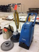 Lot - includes Castex m/n SCX-400 carpet cleaner, Contractors m/n 175 floor buffer/polisher, and a