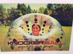 Lot of (4) Knockerballs, size large, red panel - new in the box! (Cost $1200)