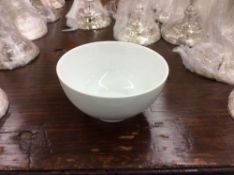 Lot of (103) asst soup and finger bowls - includes (20) 6" diameter, (63) 4.75" diameter, and (20)