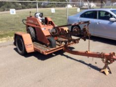 Ditch Witch m/n 1420 ditch digger w/Kohler gas engine s/n 5C1316 - includes Ditch Witch tag-along